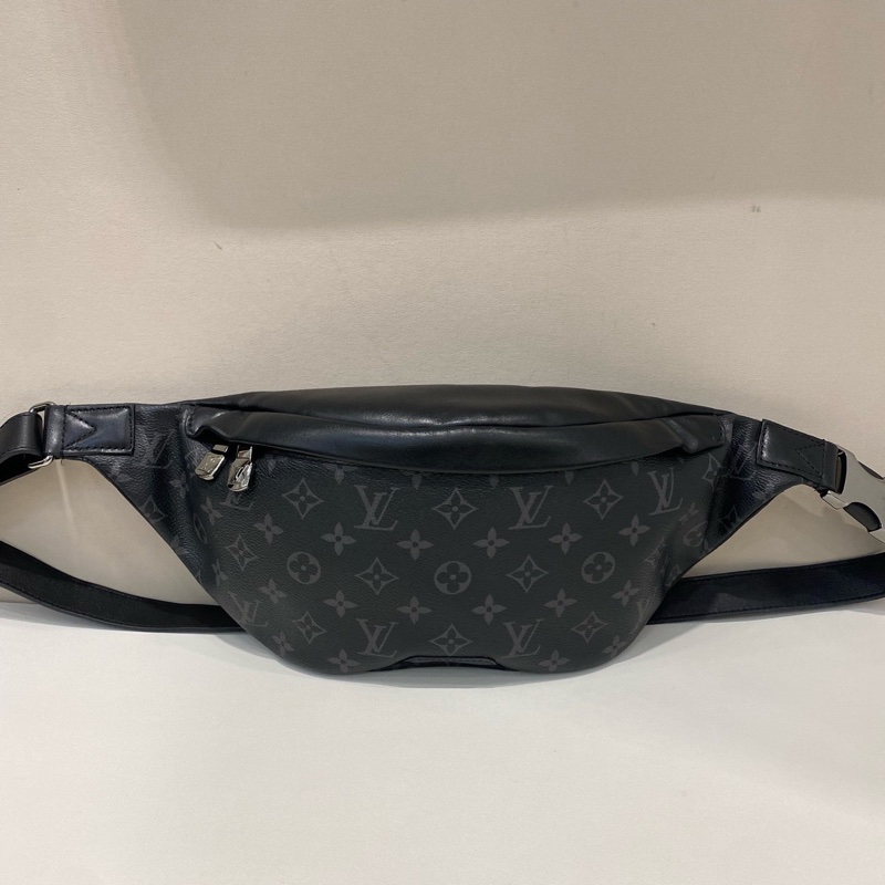 LV/路易威登Discovery黑老花腰包胸包-0