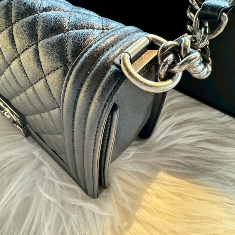 CHANEL 黑色 Boy 25-1