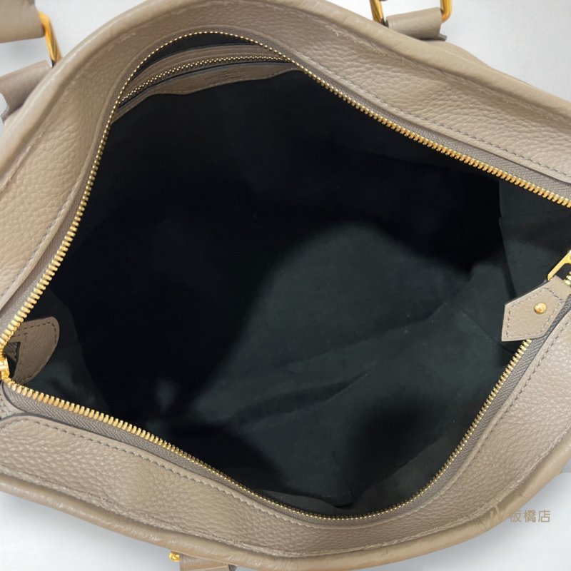 LV 灰色牛皮雷射LOGO手提肩背兩用包M93063-5