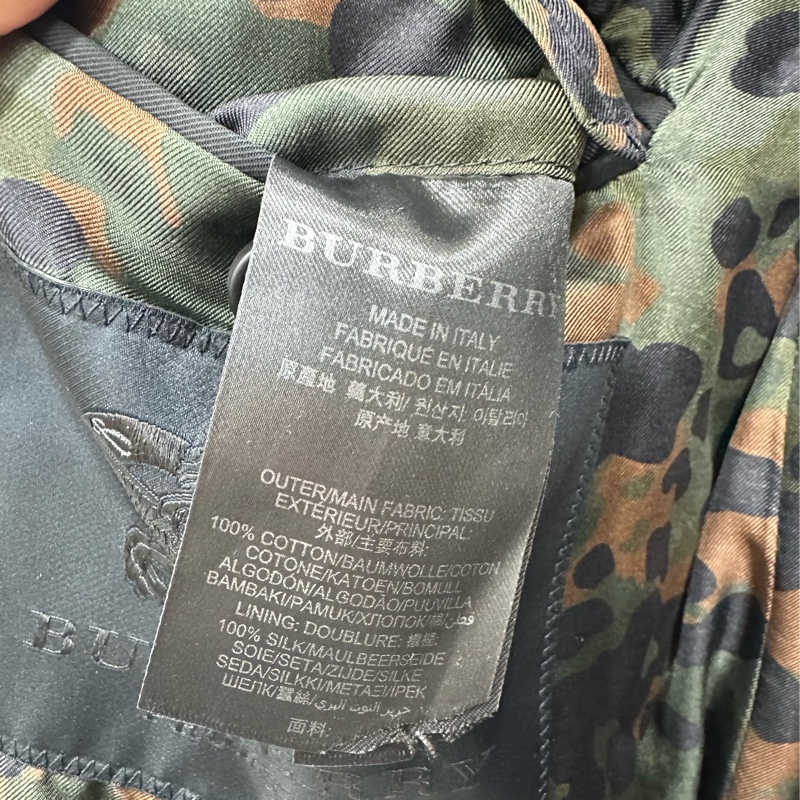 Burberry prorsum男士棉質風衣 秀款風衣 48碼-3
