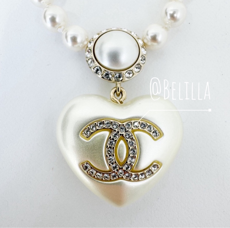 Belilla♥️Chanel 愛心項鍊-0