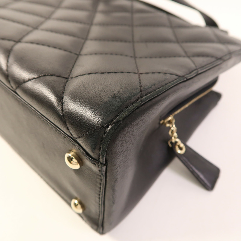 CHANEL 牛皮皮革Vintage Shoulder Bag金扣肩背袋-12