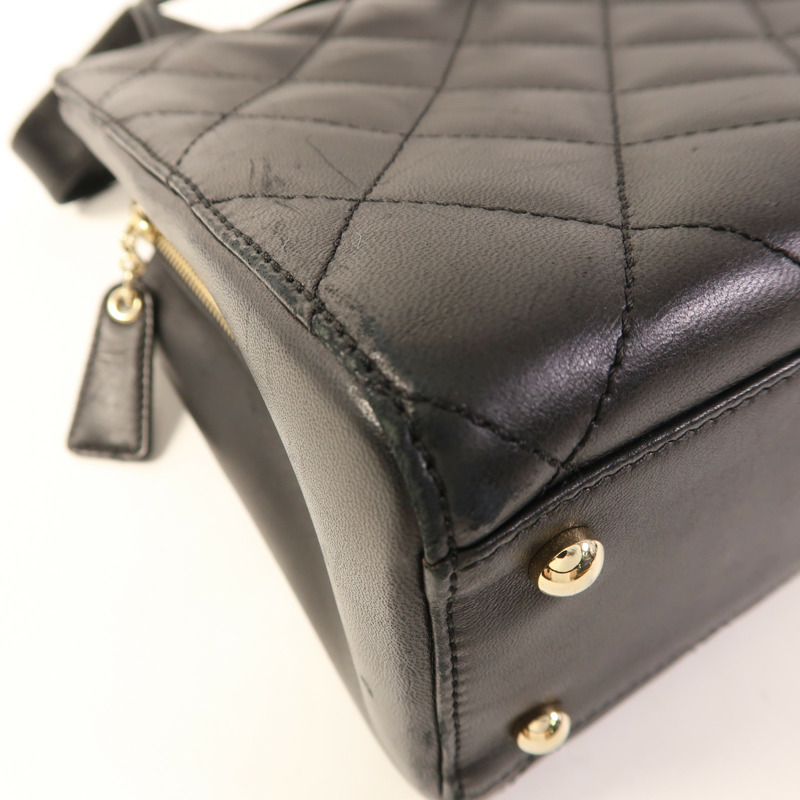 CHANEL 牛皮皮革Vintage Shoulder Bag金扣肩背袋-13