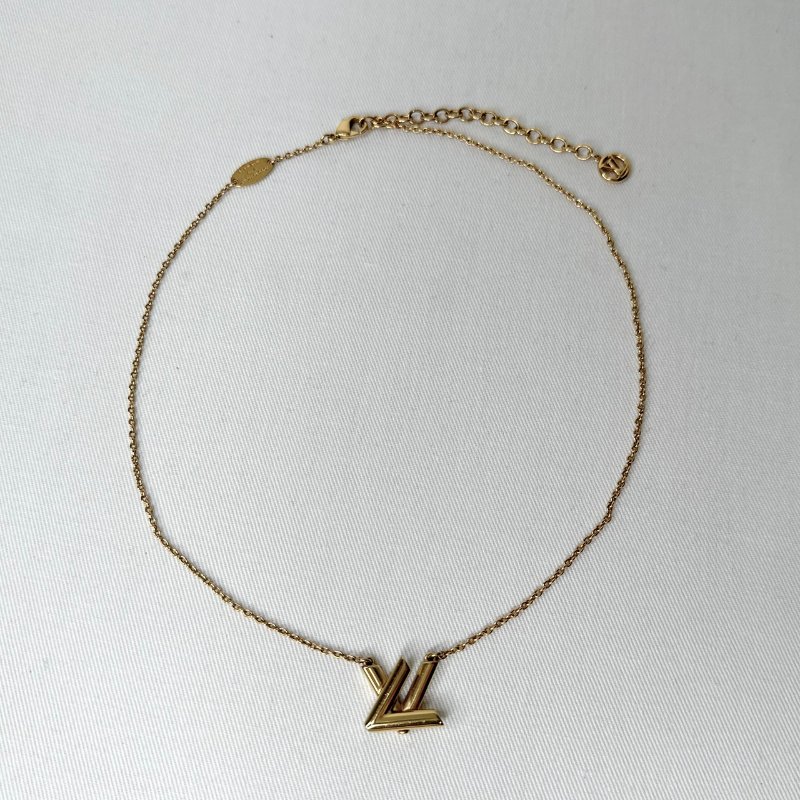 LV GO-14經典Logo吊墜項鏈-3