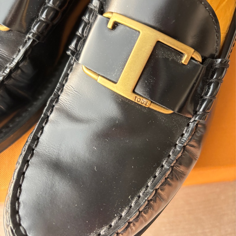 Tod’s 黑色樂福鞋 豆豆鞋 好穿好搭配 38.5號 9成新-11