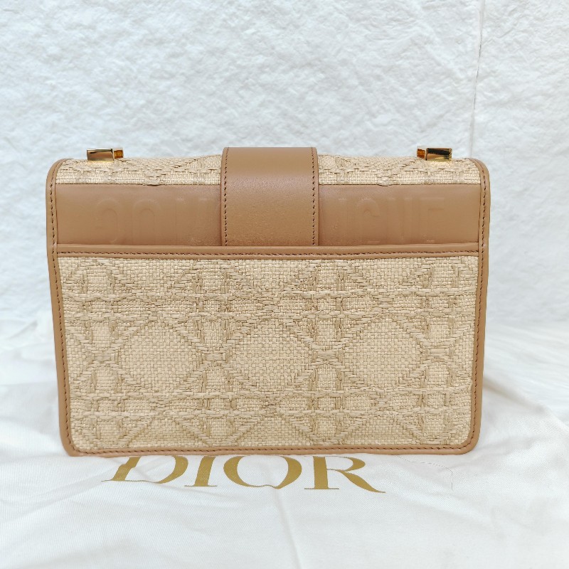 Dior 迪奧 蒙田30 酒椰草藤格紋單肩包 21年-2
