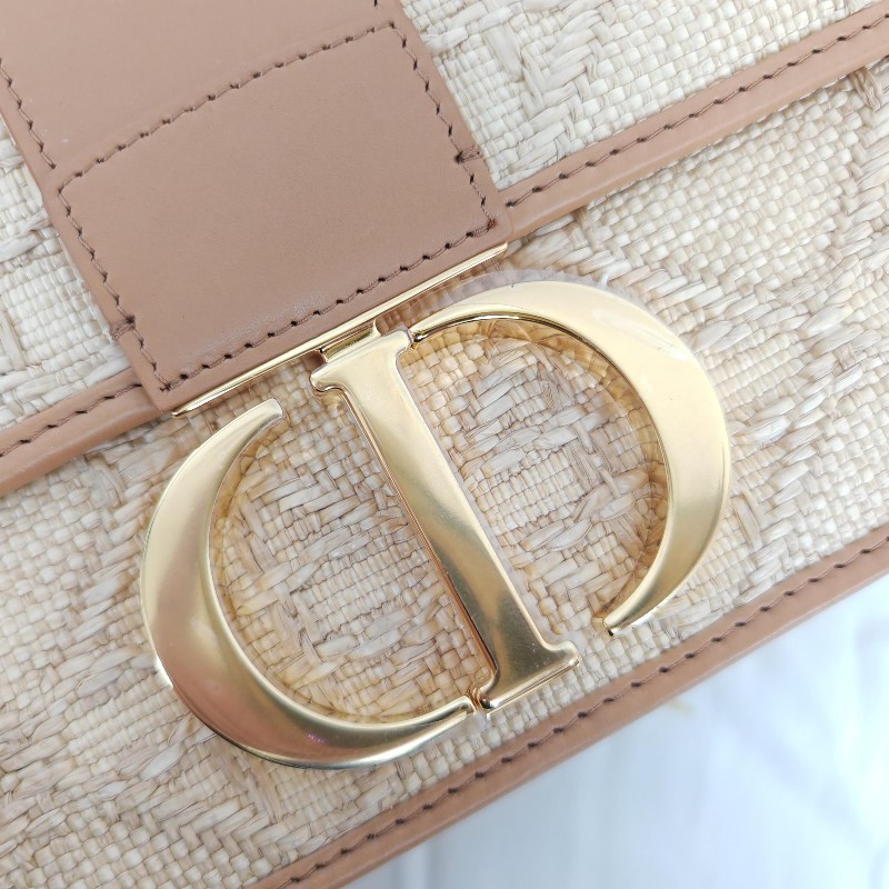 Dior 迪奧 蒙田30 酒椰草藤格紋單肩包 21年-5