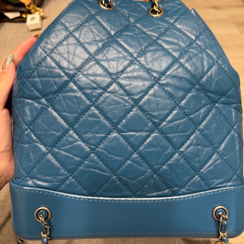 Chanel 流浪後背包 藍色-2