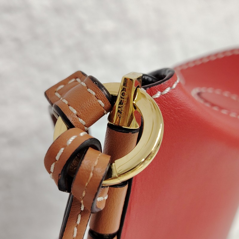 Loewe 柔軟牛皮革 Gate Pocket 手袋-7