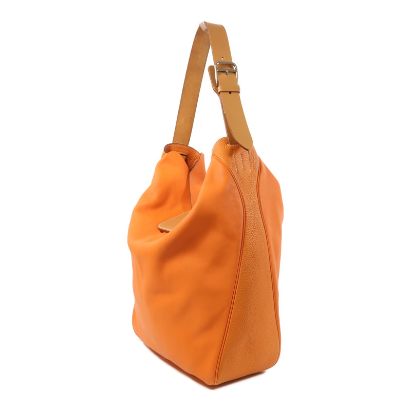 HERMES Swift皮革Virevolte 24銀扣肩背袋-2