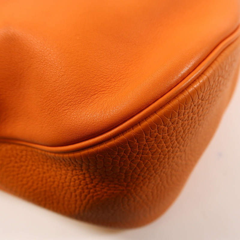 HERMES Swift皮革Virevolte 24銀扣肩背袋-10