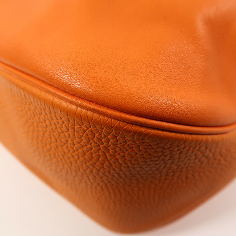 HERMES Swift皮革Virevolte 24銀扣肩背袋-11