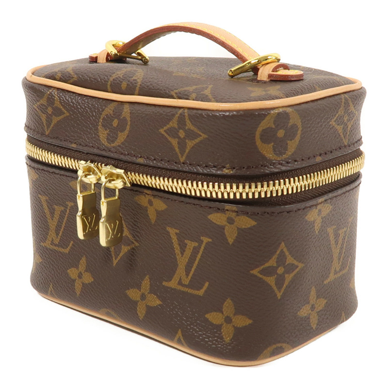 LOUIS VUITTON Monogram Nice Nano金扣化妝袋-2