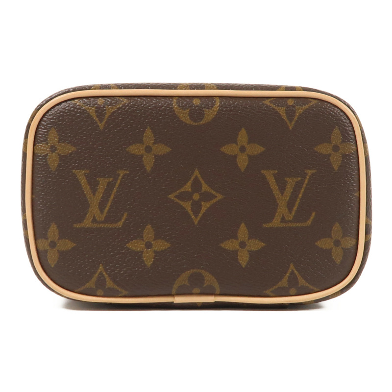 LOUIS VUITTON Monogram Nice Nano金扣化妝袋-3