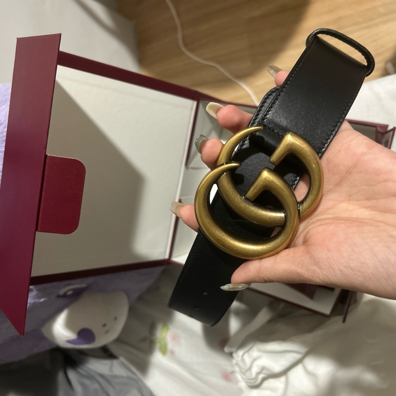 gucci 4cm 皮帶 長65-2