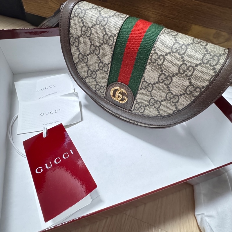 全新Gucci Ophidia 翻蓋馬鞍包（賣場最低價～）-0