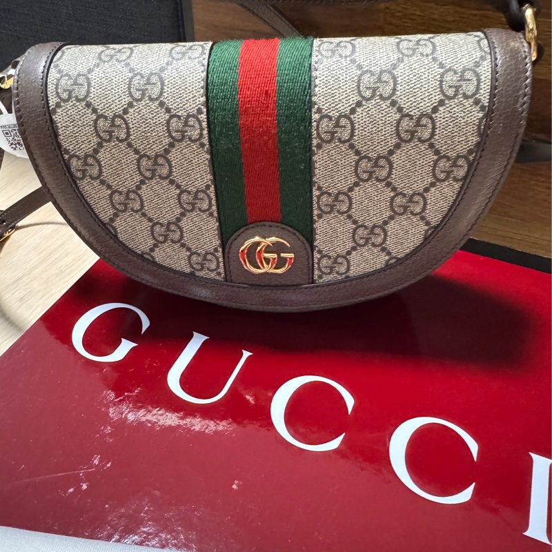 全新Gucci Ophidia 翻蓋馬鞍包（賣場最低價～）-7
