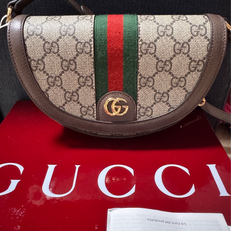 全新Gucci Ophidia 翻蓋馬鞍包（賣場最低價～）-8