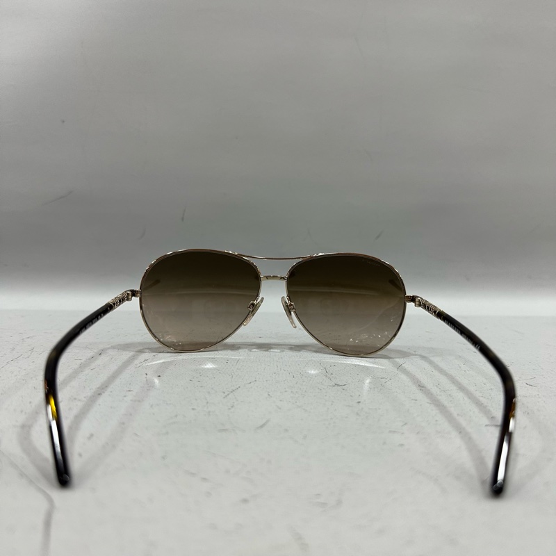 Burberry 金框金屬格紋 墨鏡 ray ban 款-3