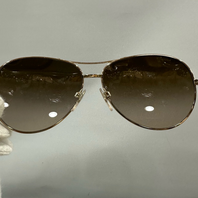 Burberry 金框金屬格紋 墨鏡 ray ban 款-4