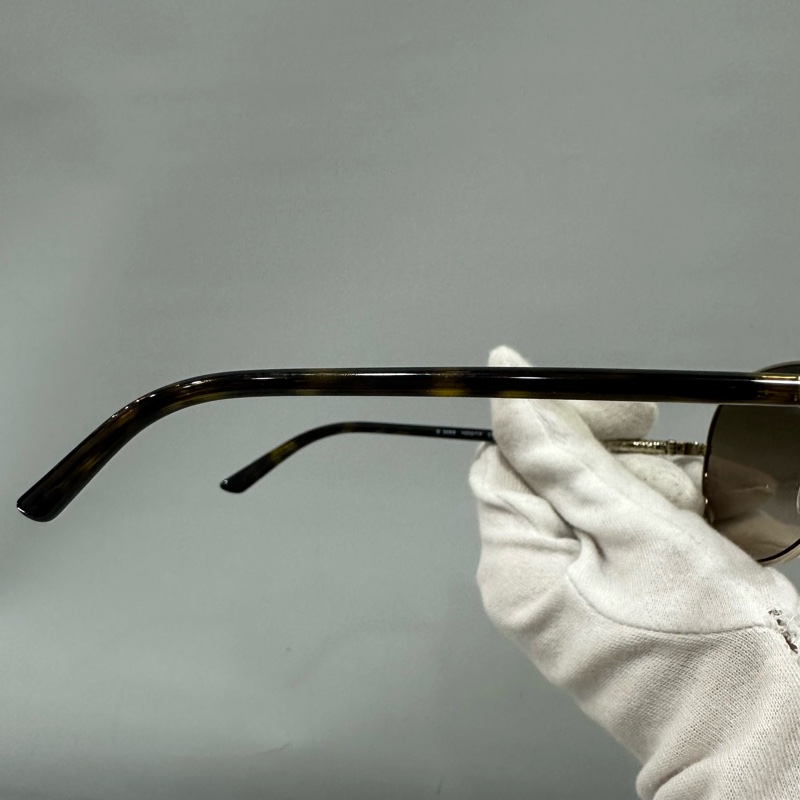 Burberry 金框金屬格紋 墨鏡 ray ban 款-8