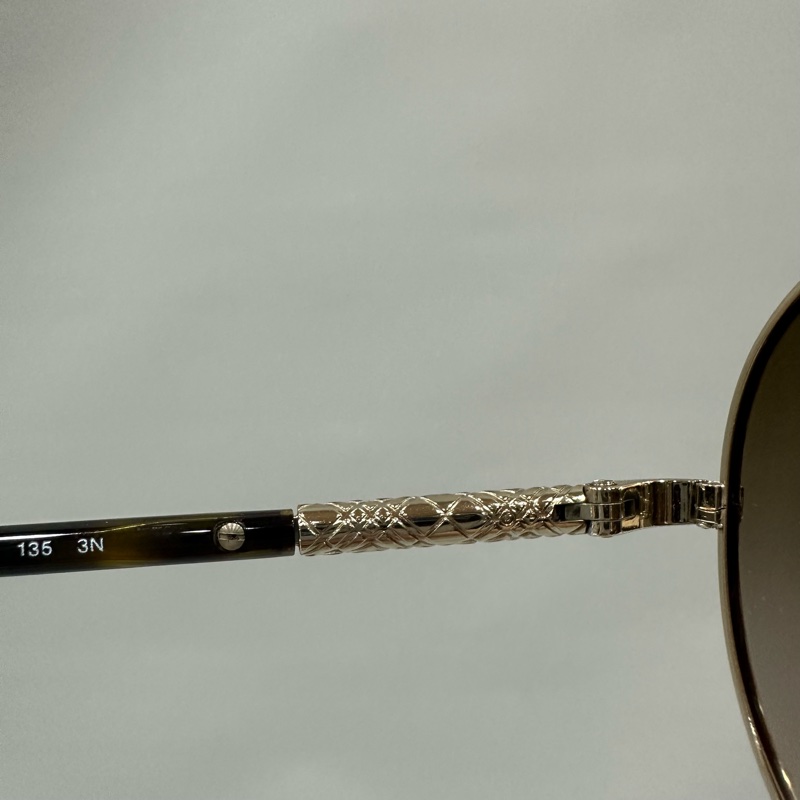 Burberry 金框金屬格紋 墨鏡 ray ban 款-13