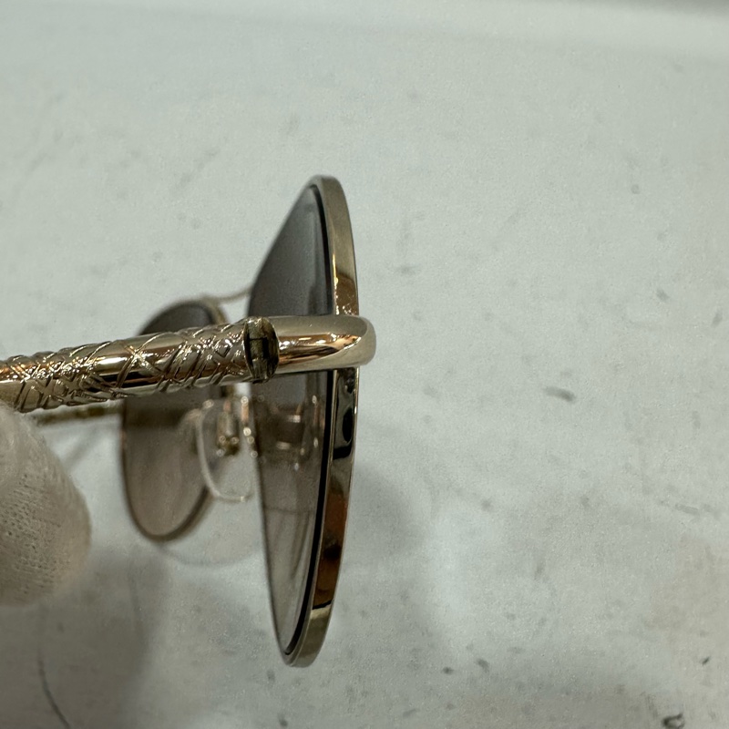 Burberry 金框金屬格紋 墨鏡 ray ban 款-16