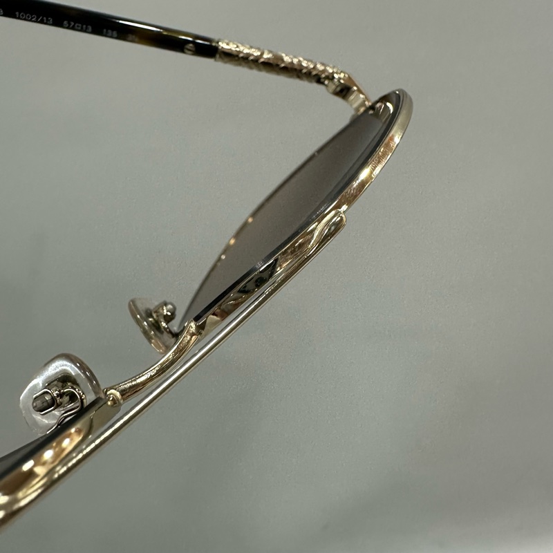Burberry 金框金屬格紋 墨鏡 ray ban 款-19