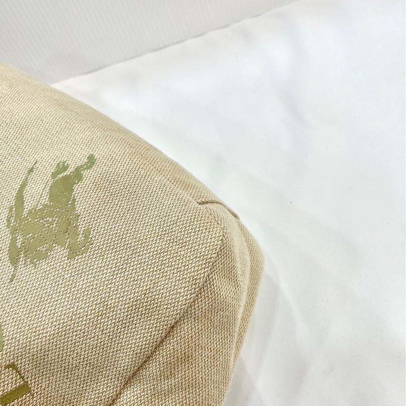 莉亞精品♡ Burberry 戰馬編織帆布包 二手美包-9