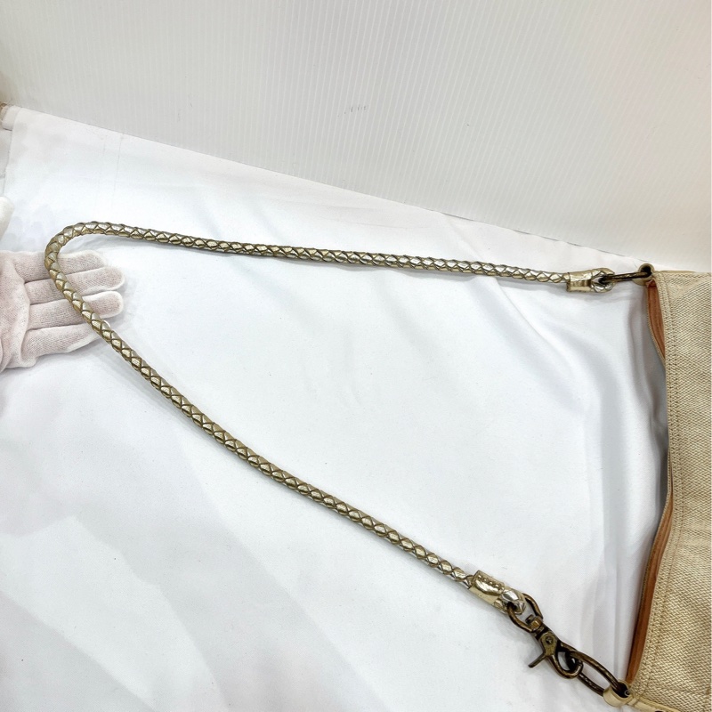 莉亞精品♡ Burberry 戰馬編織帆布包 二手美包-18