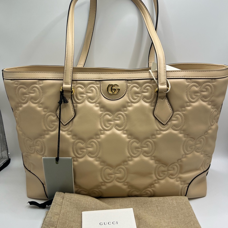 GUCCI GG Matelassé 中型手提包-0