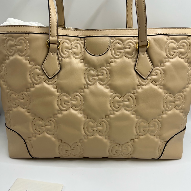 GUCCI GG Matelassé 中型手提包-2