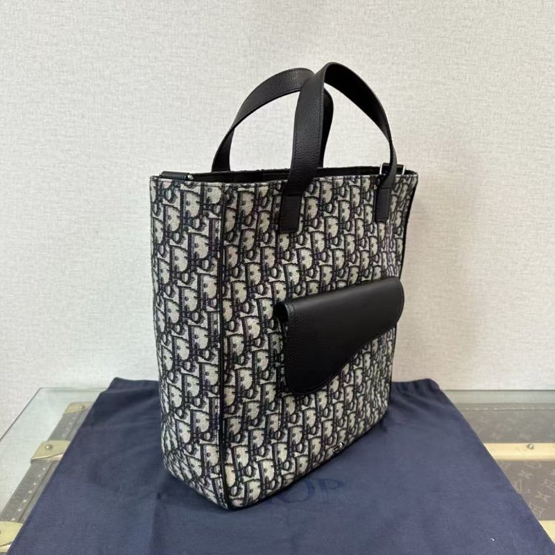 ✨DIOR 老花homme tote手提肩背斜背包 30*32*10 98新配件塵袋-5