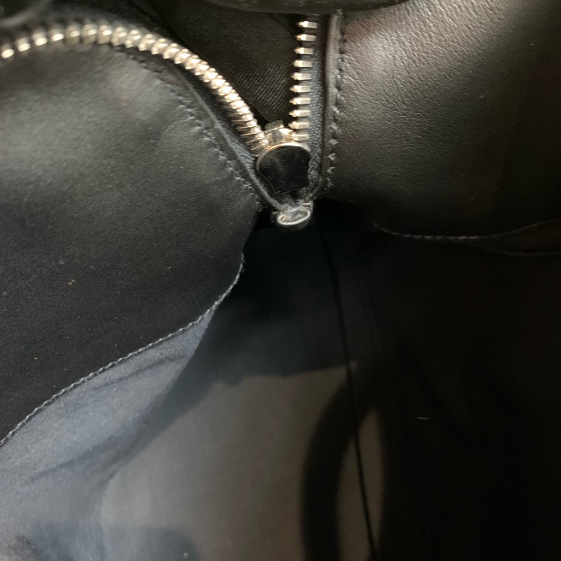 Hermes 愛馬士 黑色 布面手拎袋 XB519-17