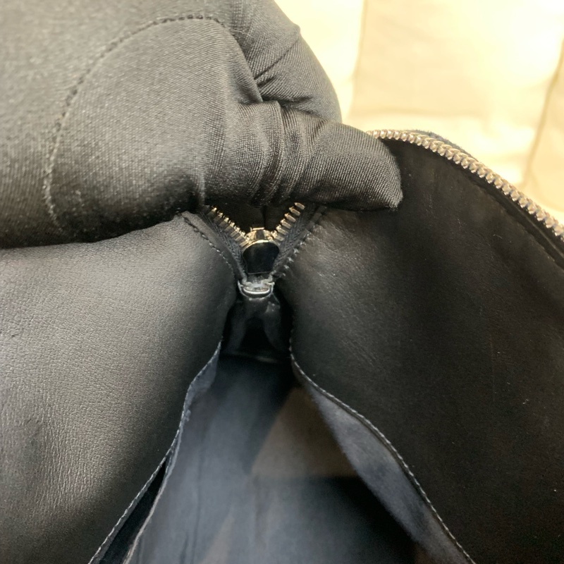 Hermes 愛馬士 黑色 布面手拎袋 XB519-19