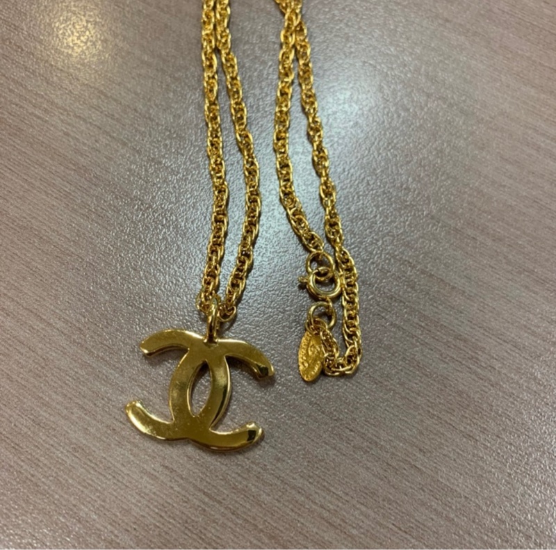 Chanel 經典大logo絞絲鏈項鍊-2