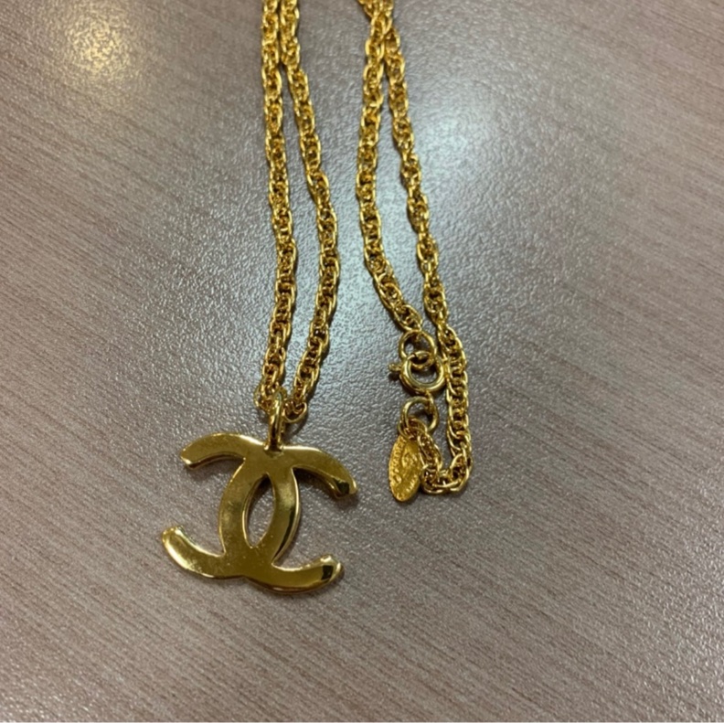 Chanel 經典大logo絞絲鏈項鍊-8