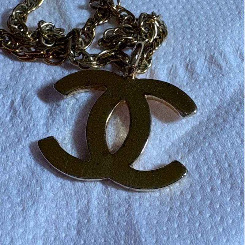 Chanel 經典大logo絞絲鏈項鍊-6