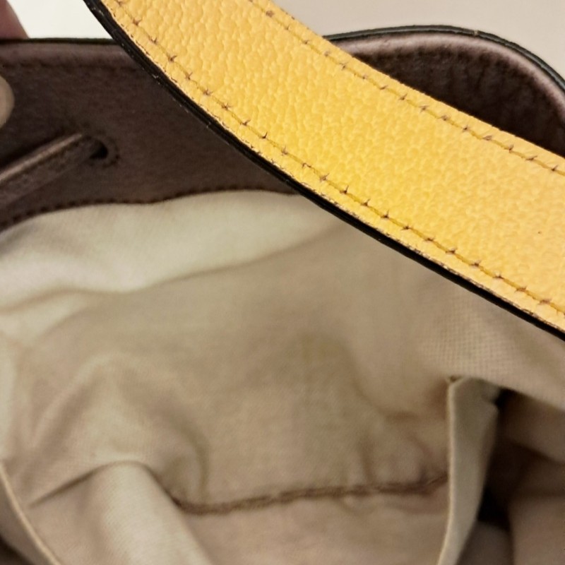 Gucci虎頭紅綠織帶束口肩背手提後背3用包-15