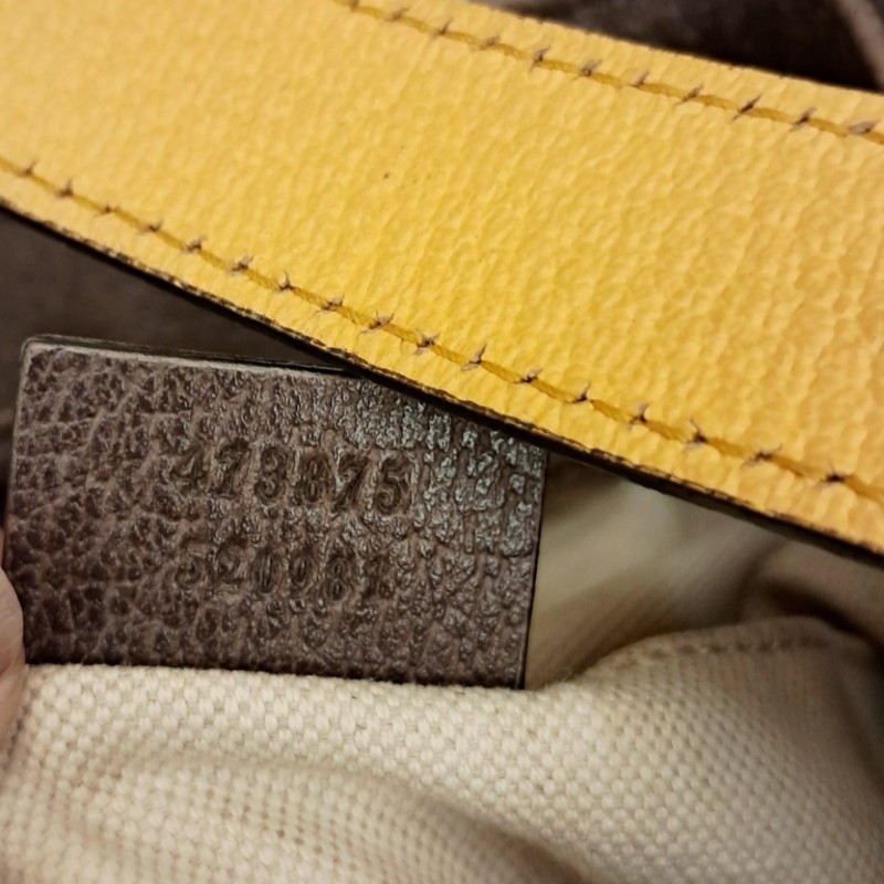 Gucci虎頭紅綠織帶束口肩背手提後背3用包-27