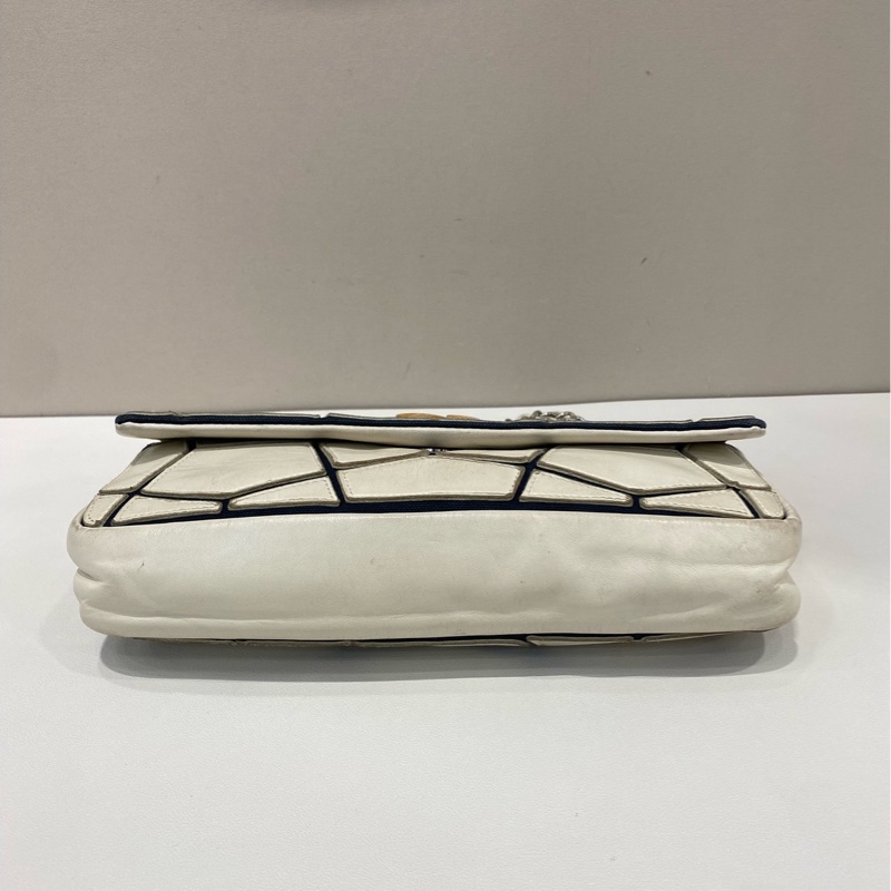 Chanel 香奈兒限定幾何拼接CF單蓋鏈條包肩背包-4