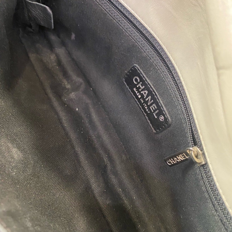 Chanel 香奈兒限定幾何拼接CF單蓋鏈條包肩背包-5