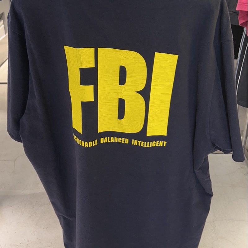 全新Balenciaga巴黎世家FBI 雙面T恤-4