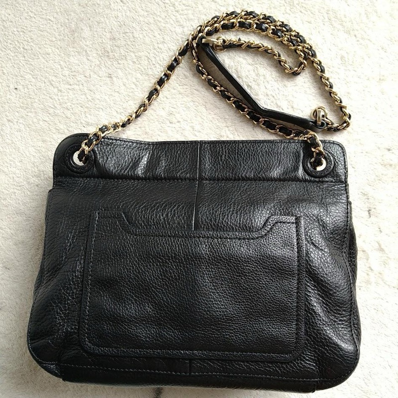 Tory Burch 2way 肩背/斜背包 Marion 皮革 黑色-1