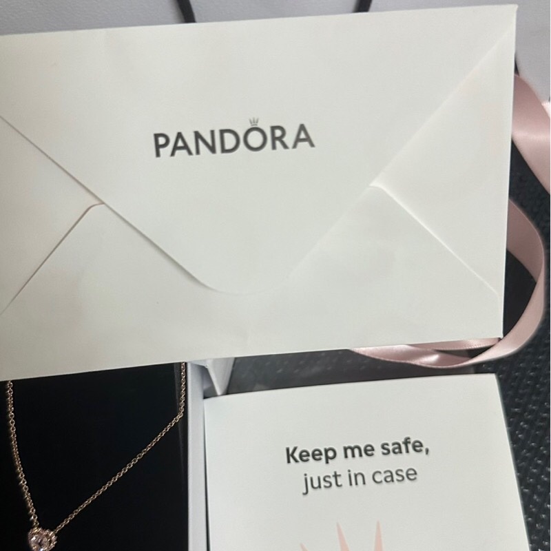 Pandora全新璀璨之心短項鍊 鍍玫瑰金-6