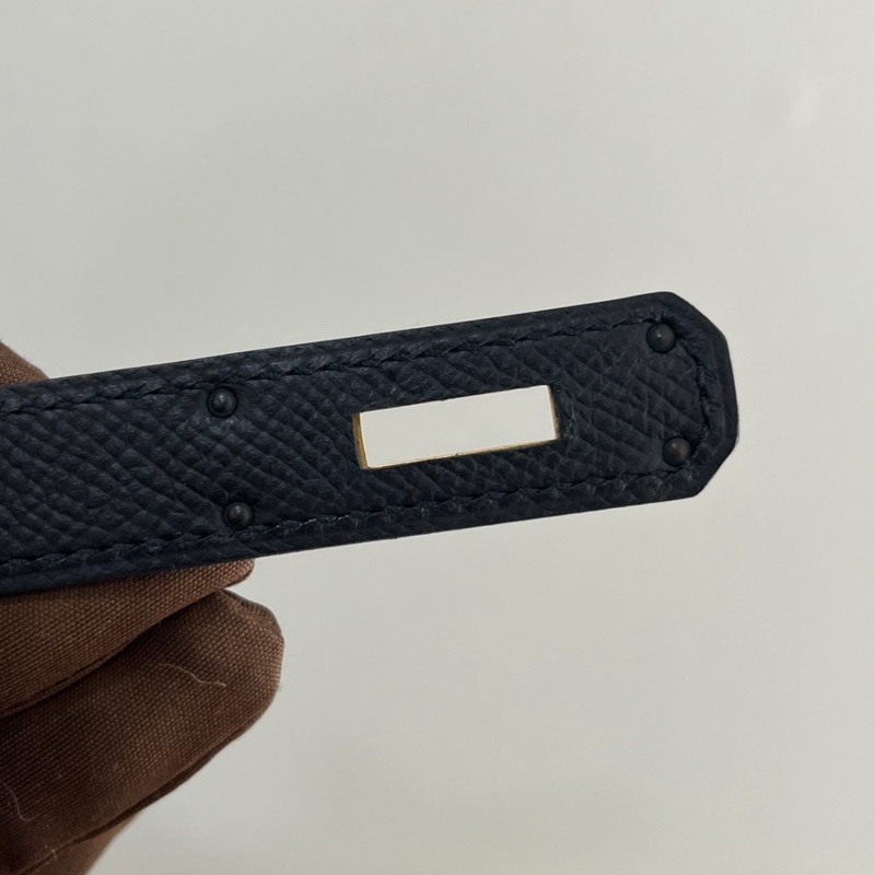 Hermes Kelly 35 黑金 epsom 外缝-22