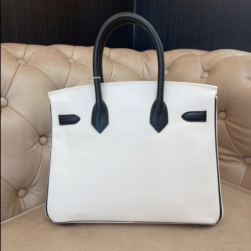 Hermes Birkin 30 黑白熊貓🐼 VIP 配色 N刻 Epsom 銀扣-2