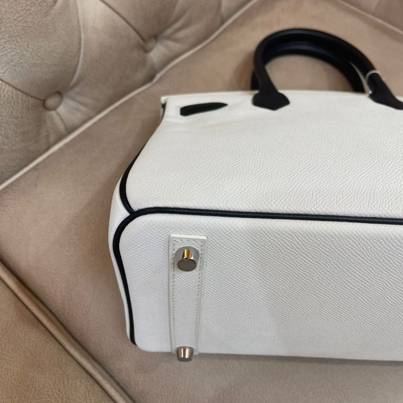 Hermes Birkin 30 黑白熊貓🐼 VIP 配色 N刻 Epsom 銀扣-5
