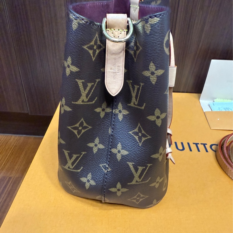 LV Neonoe bb  老花水桶包（晶片款）-10