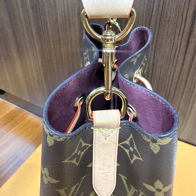 LV Neonoe bb  老花水桶包（晶片款）-20